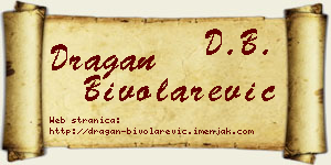 Dragan Bivolarević vizit kartica